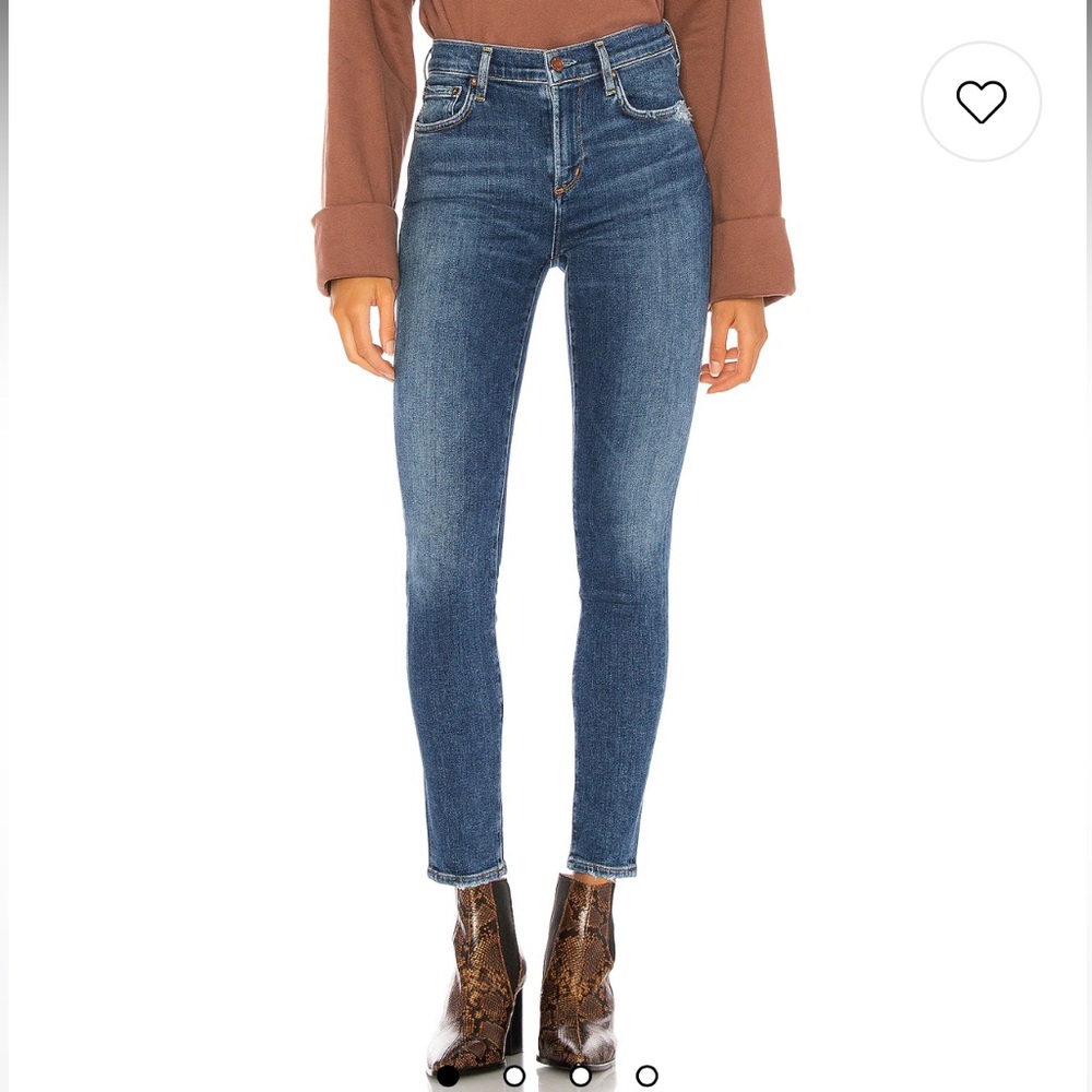 AGOLDE Sophie Mid Rise Ankle Skinny jeans, size 27